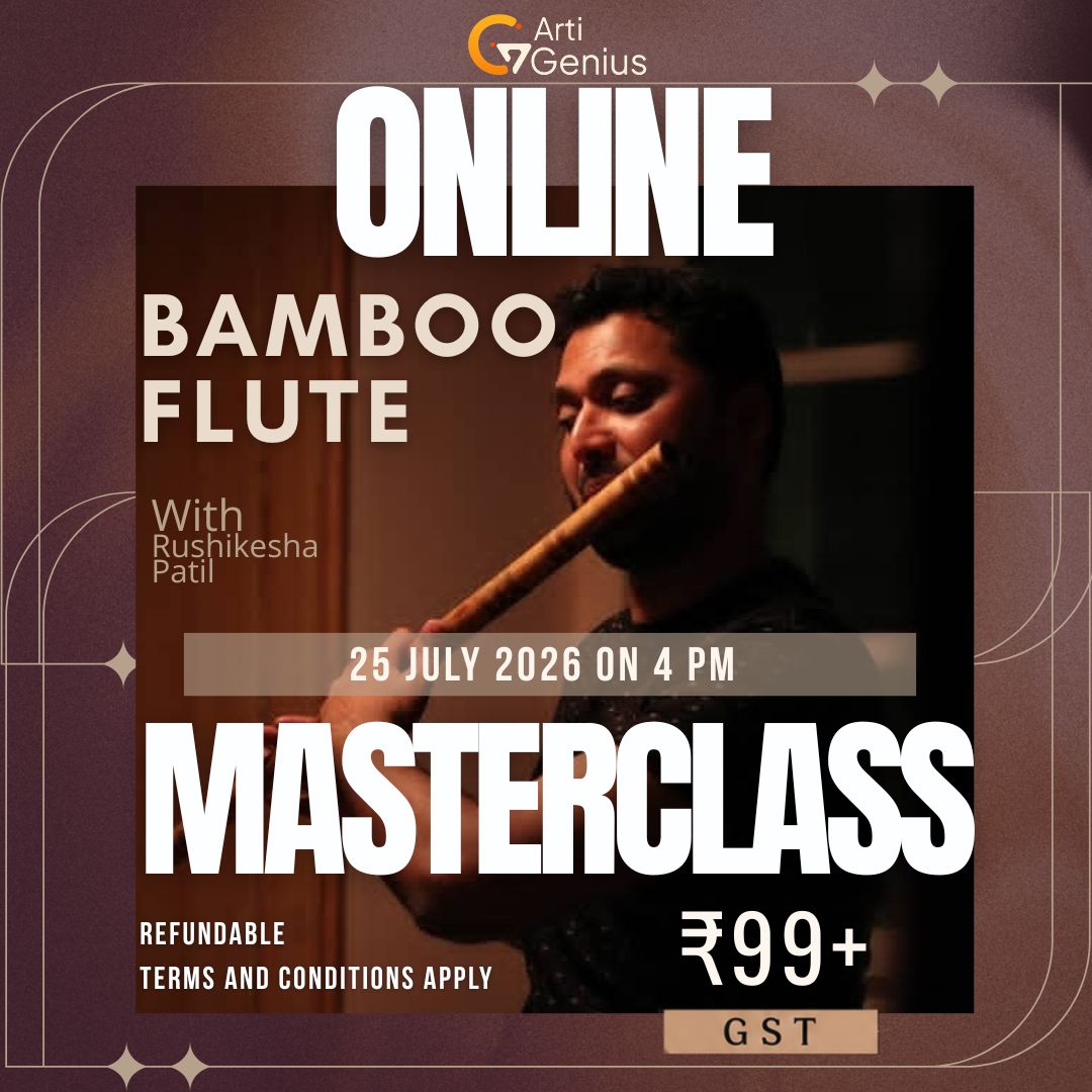 Online Bamboo Flute Masterclass for Beginners with Rushikesha Gururaj Patil | Learn Bansuri Basics, Breath Control, Finger Placement, and Your First Melody Live